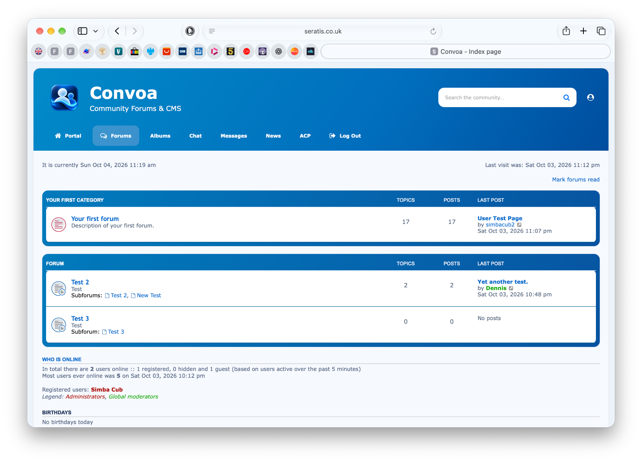 Convoa forums preview