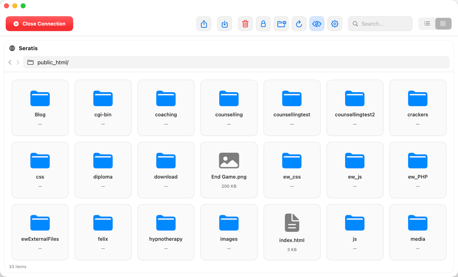 Horizon Icon View in light mode