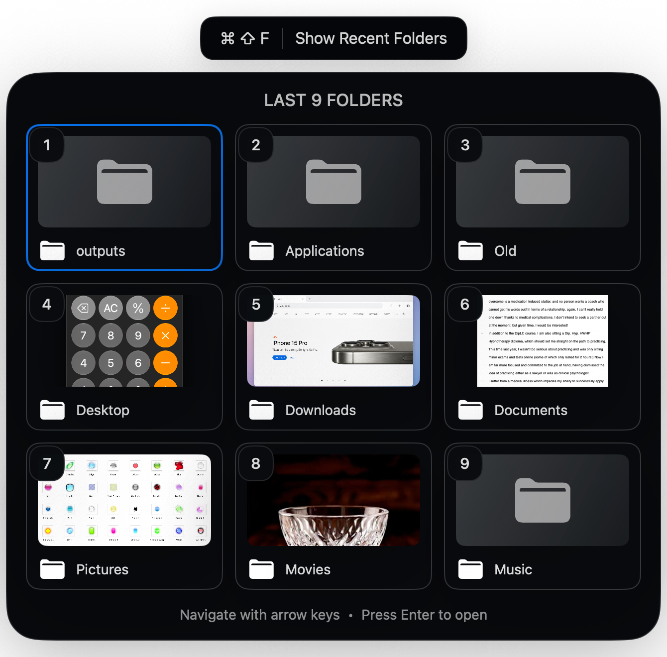 Popcorn in Dark Mode